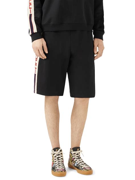 men's gucci short set|gucci technical jersey shorts.